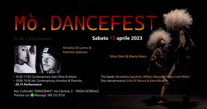 Locandina Mò.DANCEFEST 2023